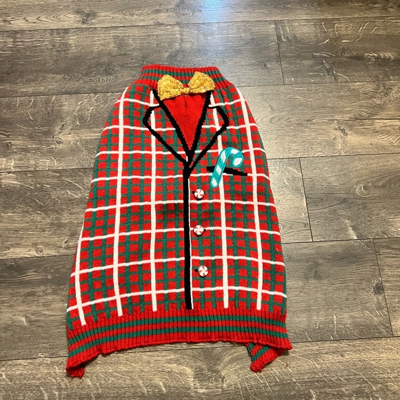 Holiday Time Other - Holiday Time Dog Christmas Sweater SZ LG